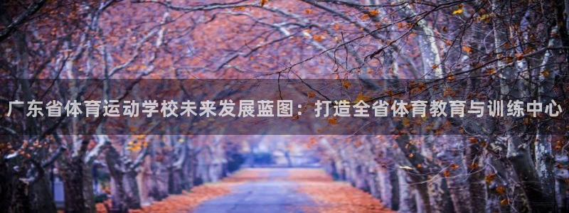 一竞技官网下载平台注册：广东省体育运动学校未来发展蓝